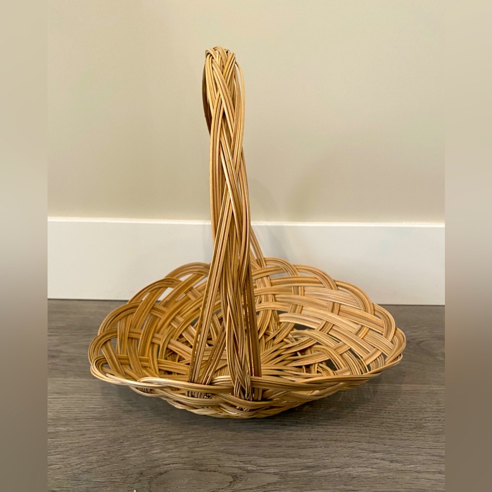 Boho wicker basket - Picture 2 of 2